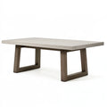 Tavolo da pranzo 180 x 90 cm in legno beige e marrone - stile moderno